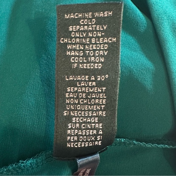 Lauren Ralph Lauren Sleeveless Front Twist Midi Dress - Kelly Green - Size 10 - Picture 9 of 9